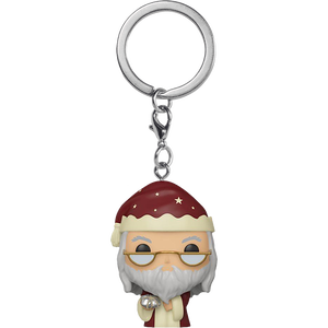 Pocket Pop! Keychain: Harry Potter Holiday - Dumbledore - Sheldonet Toy Store
