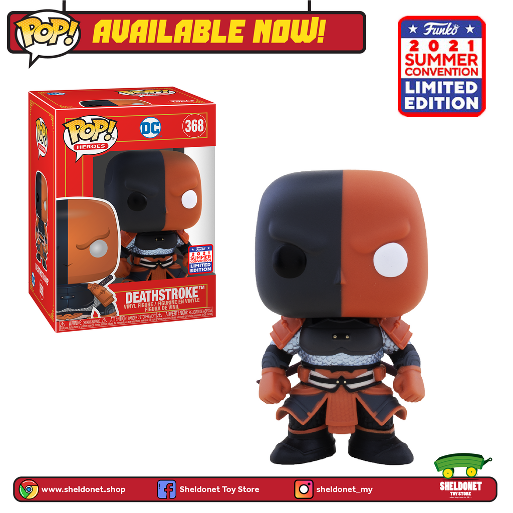 Pop! Heroes: DC Imperial Palace - Deathstroke [SDCC Summer Convention 2021] - Sheldonet Toy Store