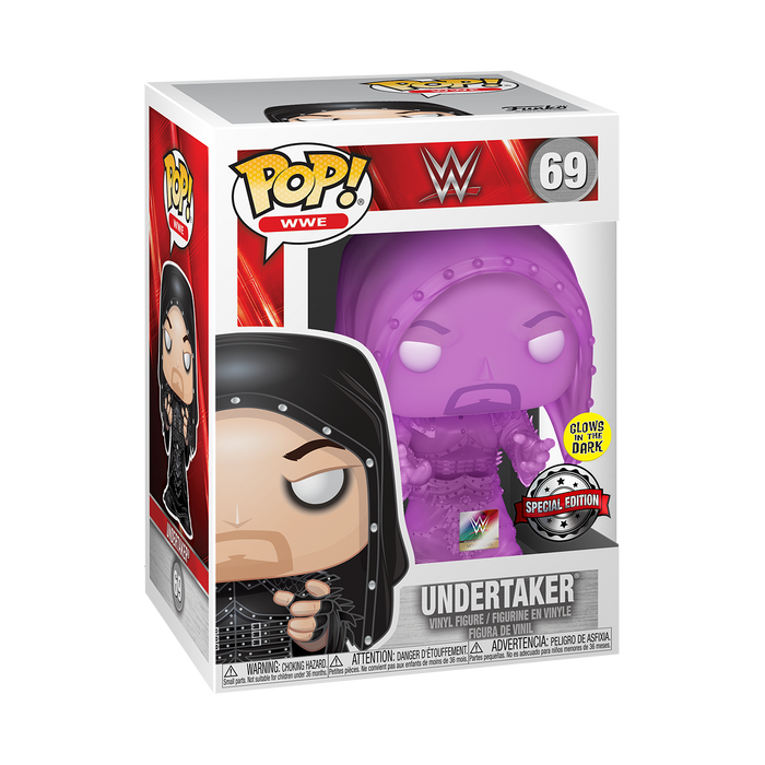 Pop! WWE: The Undertaker Hooded (Glow In The Dark) [Exclusive]