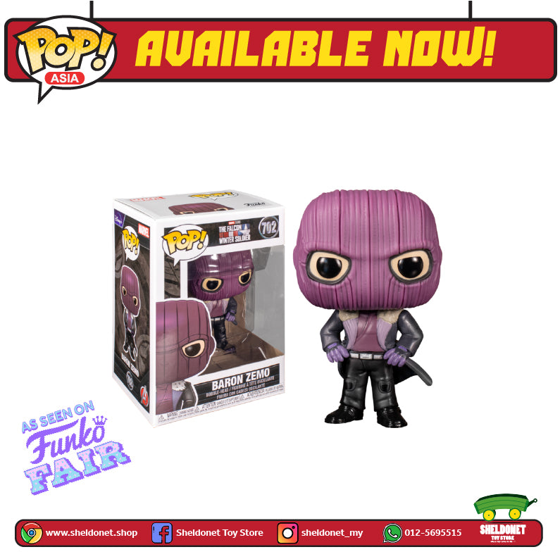 [IN-STOCK] Pop! Movies: The Falcon & Winter Soldier - Baron Zemo - Sheldonet Toy Store