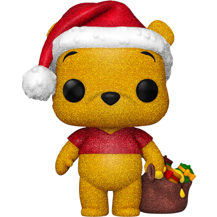 Pop! Disney: Holiday - Winnie the Pooh (Diamond Glitter) [Exclusive] - Sheldonet Toy Store