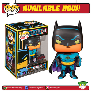 Pop! Heroes: DC - Batman (Blacklight) [Exclusive] - Sheldonet Toy Store
