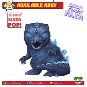 [IN-STOCK] Pop! Movies: Godzilla VS Kong - Godzilla (City Lights) 10" Inch [Exclusive] - Sheldonet Toy Store