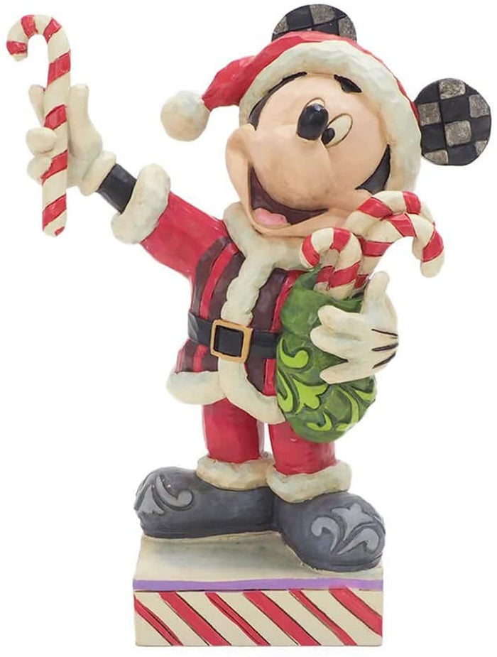 Enesco: Disney Traditions: Mickey Mouse with Candy Cane