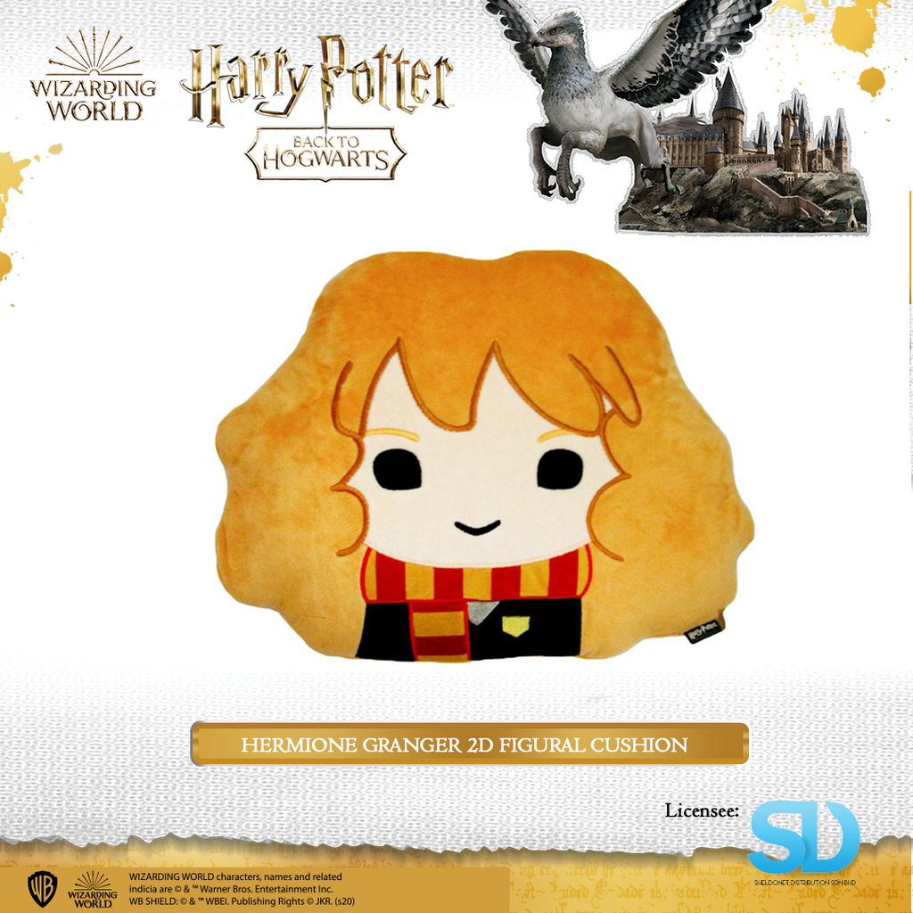HARRY POTTER - Hermione Granger 2D Figural Cushion - Sheldonet Toy Store