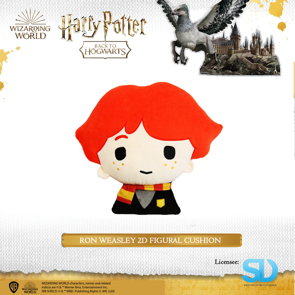 HARRY POTTER - Ron Weasley 2D Figural Cushion - Sheldonet Toy Store