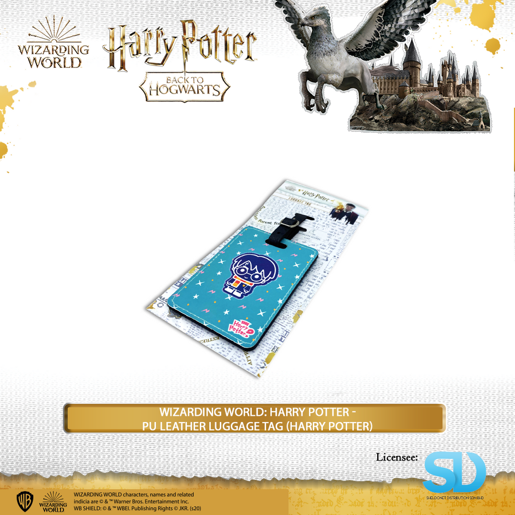 Wizarding World: Harry Potter -PU LEATHER LUGGAGE TAG (HARRY POTTER) - Sheldonet Toy Store