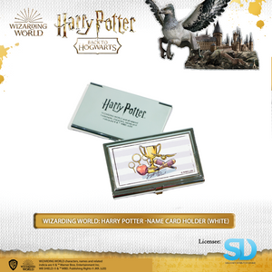 Wizarding World: Harry Potter -NAME CARD HOLDER (WHITE) - Sheldonet Toy Store