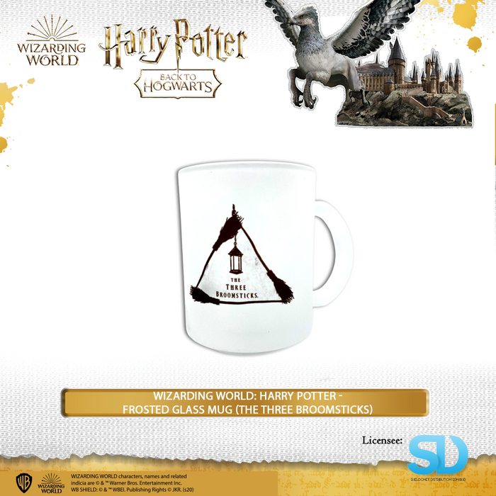 Wizarding World: Harry Potter -FROSTED GLASS MUG (THE THREE BROOMSTICKS)