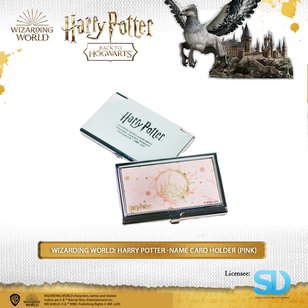Wizarding World: Harry Potter -NAME CARD HOLDER (PINK) - Sheldonet Toy Store