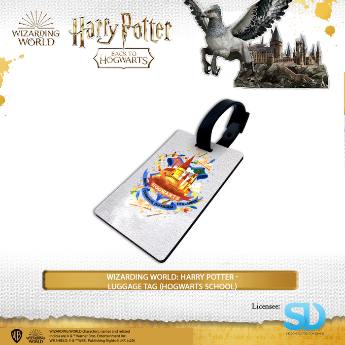 Wizarding World: Harry Potter -LUGGAGE TAG (HOGWARTS SCHOOL)