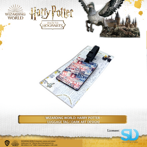 Wizarding World: Harry Potter -LUGGAGE TAG ( DARK ART DESIGN) - Sheldonet Toy Store