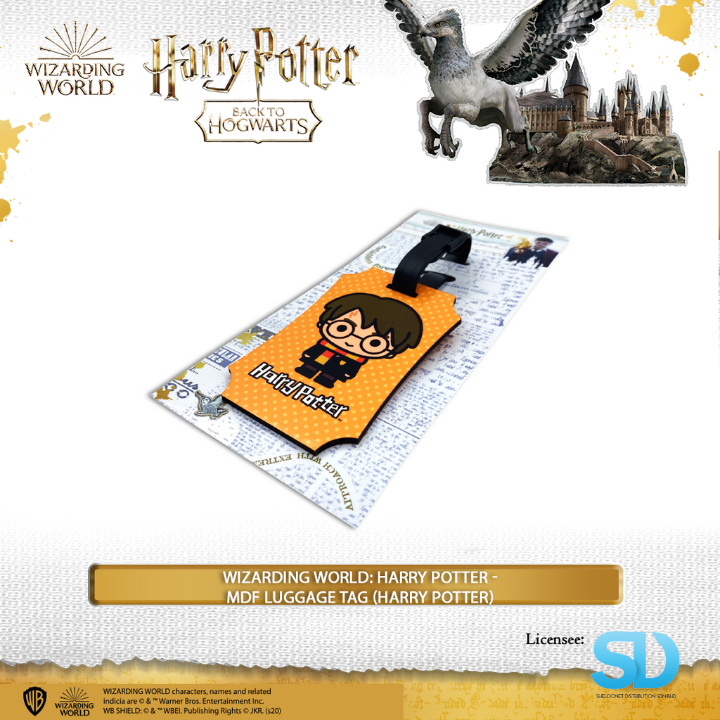 Wizarding World: Harry Potter -MDF LUGGAGE TAG (HARRY POTTER) - Sheldonet Toy Store