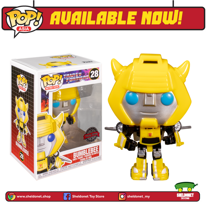 Pop! Retro Toys: Transformers (1984) - Bumblebee with Wings [Exclusive]