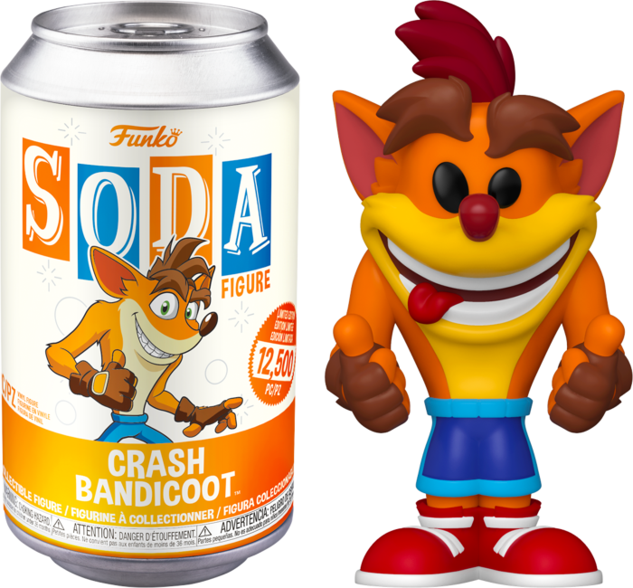 Vinyl Soda: Crash Bandicoot - Crash - Sheldonet Toy Store
