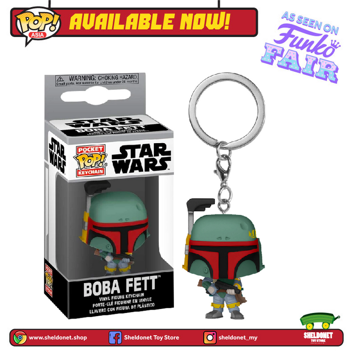 [IN-STOCK] Pocket Pop! Keychain: Star Wars - Boba Fett