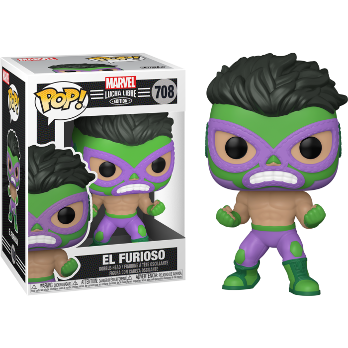 Pop! Marvel: Luchadores - Hulk - Sheldonet Toy Store
