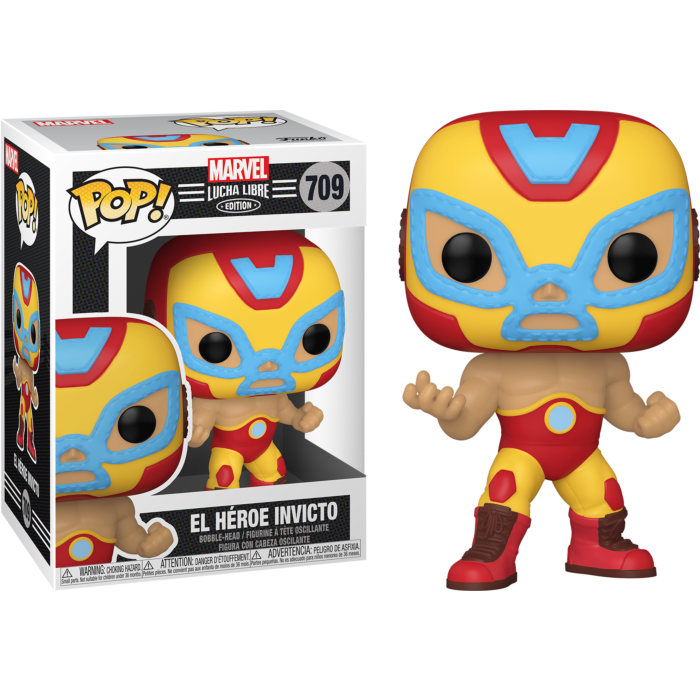 Pop! Marvel: Luchadores - Iron Man - Sheldonet Toy Store