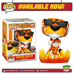 Pop! Ad Icons: Cheetos - Flaming Hot Chester Cheetah (Glow In The Dark) [Exclusive] - Sheldonet Toy Store
