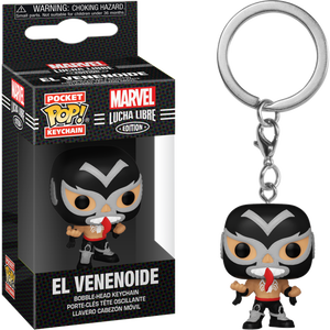 Pocket Pop! Keychain: Marvel Luchadores - Venom - Sheldonet Toy Store