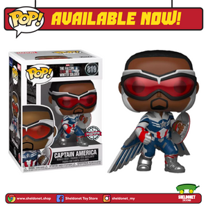 Pop! Marvel: The Falcon And The Winter Soldier - Captain America [Exclusive] - Sheldonet Toy Store