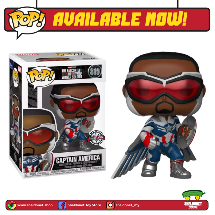Pop! Marvel: The Falcon And The Winter Soldier - Captain America [Exclusive]