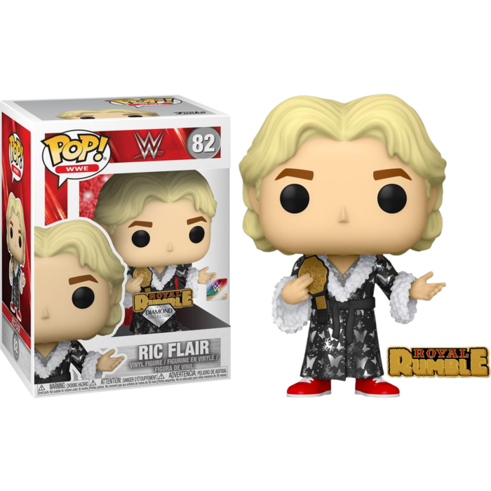 Pop! WWE: Royal Rumble 92' Ric Flair with Pin (Diamond Glitter) [Exclusive]