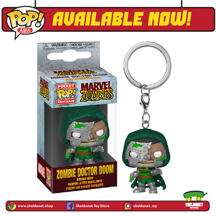 Pocket Pop! Keychain: Marvel Zombies - Dr. Doom