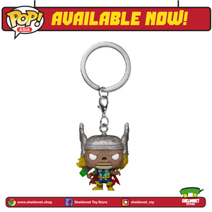 Pocket Pop! Keychain: Marvel Zombies - Thor - Sheldonet Toy Store