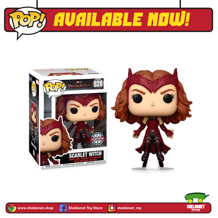 [IN-STOCK] Pop! Marvel: Wandavision - Scarlet Witch Flying [Exclusive]