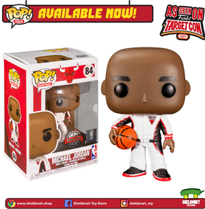 Pop! NBA: Bulls - Michael Jordan (Bulls White Warm-Ups) [Exclusive] - Sheldonet Toy Store