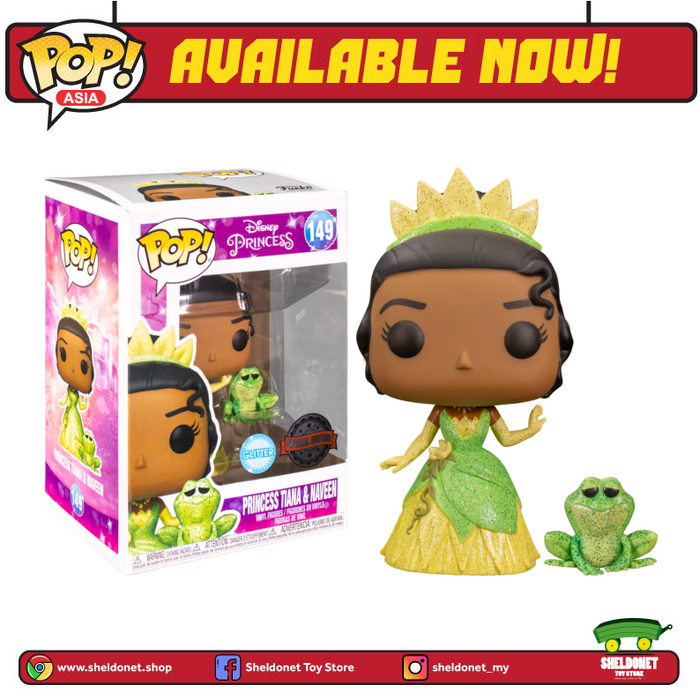 Pop! Disney: Princess & The Frog - Tiana & Naveen (Diamond Glitter) [Exclusive]