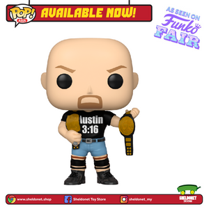 Pop! WWE - Stone Cold Steve Austin with Austin 3:16 shirt [Exclusive] - Sheldonet Toy Store