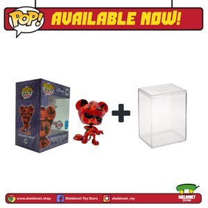 Pop! Disney (Artist Series): Mickey Mouse - Firefighter Mickey With Choice Of Pop! Protector (Exclusive) - Sheldonet Toy Store