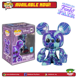 Pop! Disney (Artist Series): Mickey Mouse - Apprentice Mickey With Choice Of Pop! Protector (Exclusive) - Sheldonet Toy Store