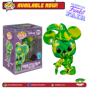 Pop! Disney (Artist Series): Mickey Mouse - Brave Little Tailor With Choice Of Pop! Protector (Exclusive) - Sheldonet Toy Store