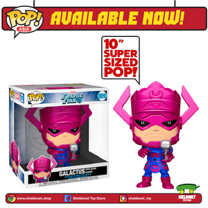 Pop! Marvel: Fantastic Four - Galactus With Silver Surfer 10" Inch (Metallic) [Exclusive] - Sheldonet Toy Store