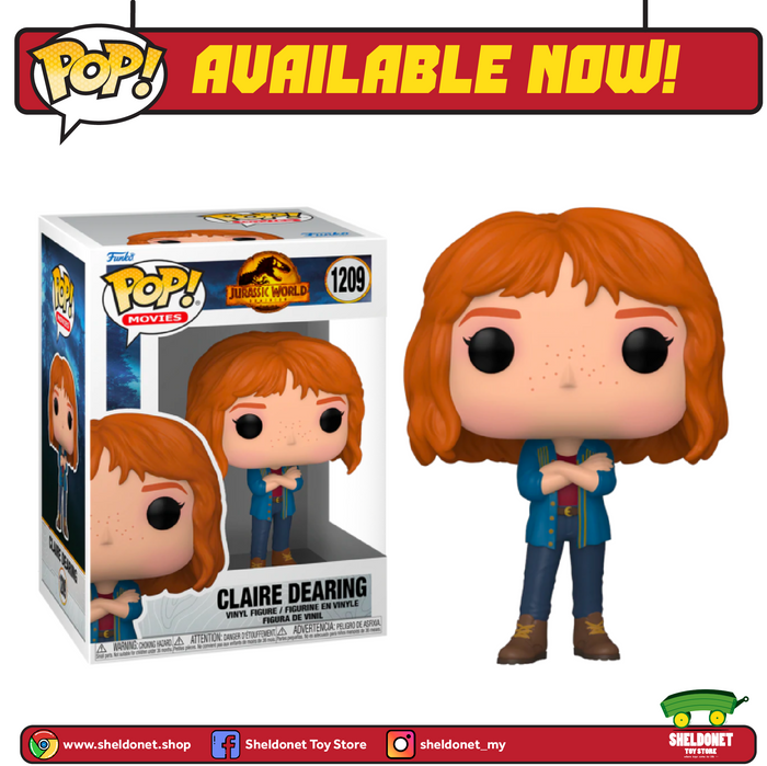 [IN-STOCK] Pop! Movies: Jurassic World: Dominion - Claire Dearing