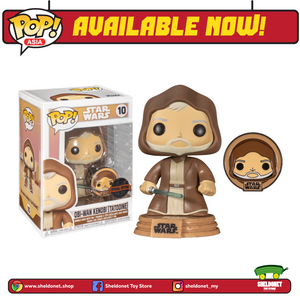 Pop! Star Wars: Across The Galaxy - Obi-Wan Kenobi Tatooine with Enamel Pin (Exclusive) - Sheldonet Toy Store