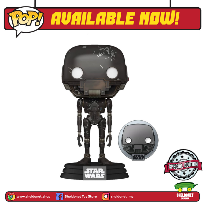Pop! Star Wars: Across The Galaxy - K-2SO With Pin [Exclusive]
