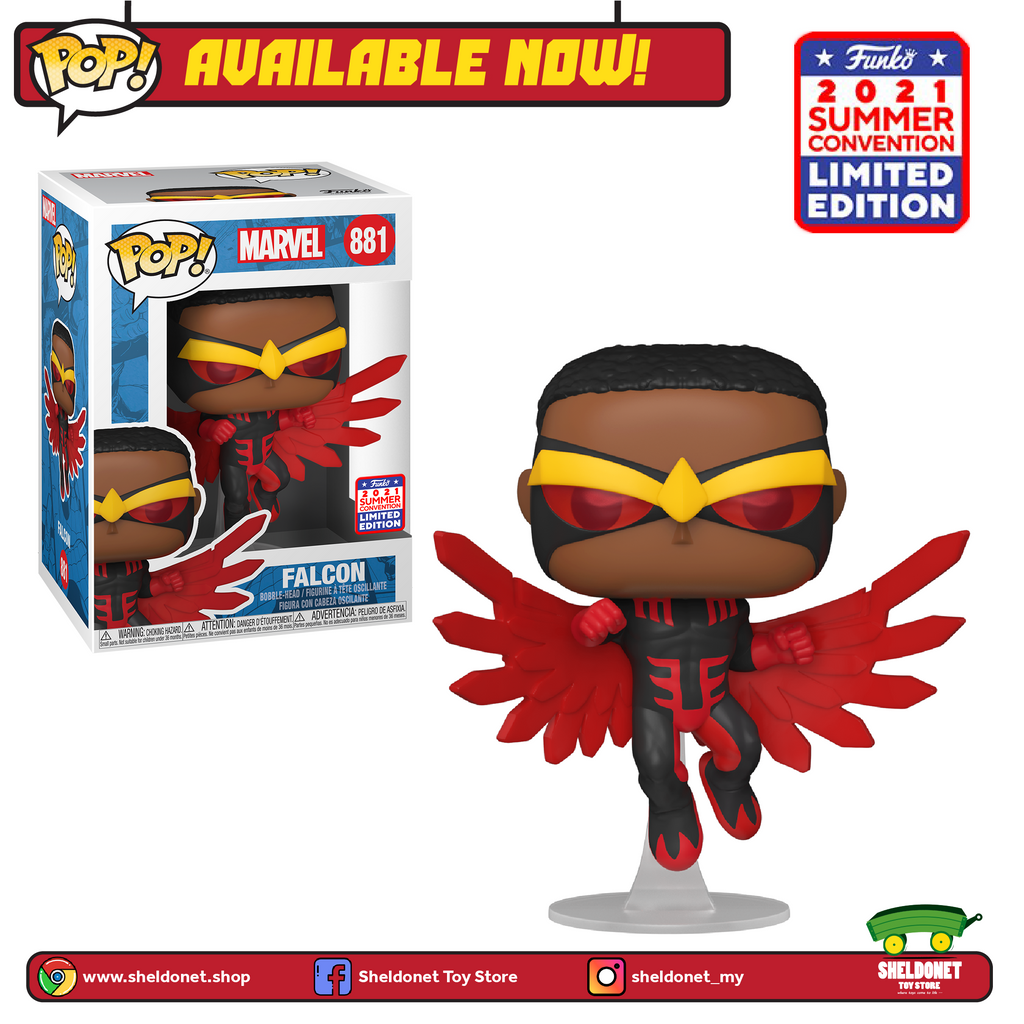 Pop! Marvel: Falcon [SDCC Summer Convention 2021] - Sheldonet Toy Store