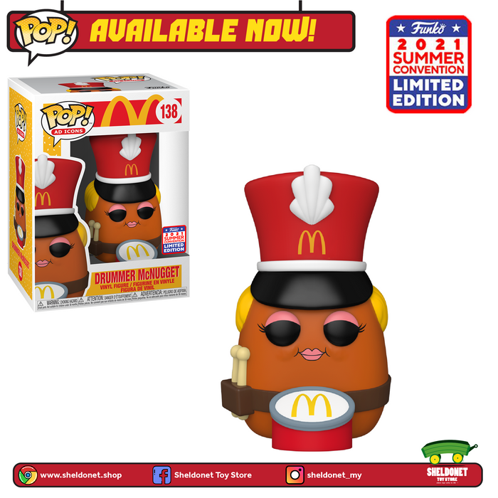 Pop! Ad Icons: McDonalds - Band Master Nugget [SDCC Summer Convention 2021]