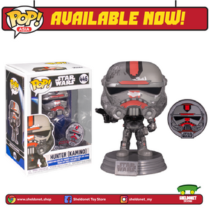 Pop! Star Wars: Across The Galaxy - Hunter (Kamino) With Enamel Pin [Exclusive] - Sheldonet Toy Store