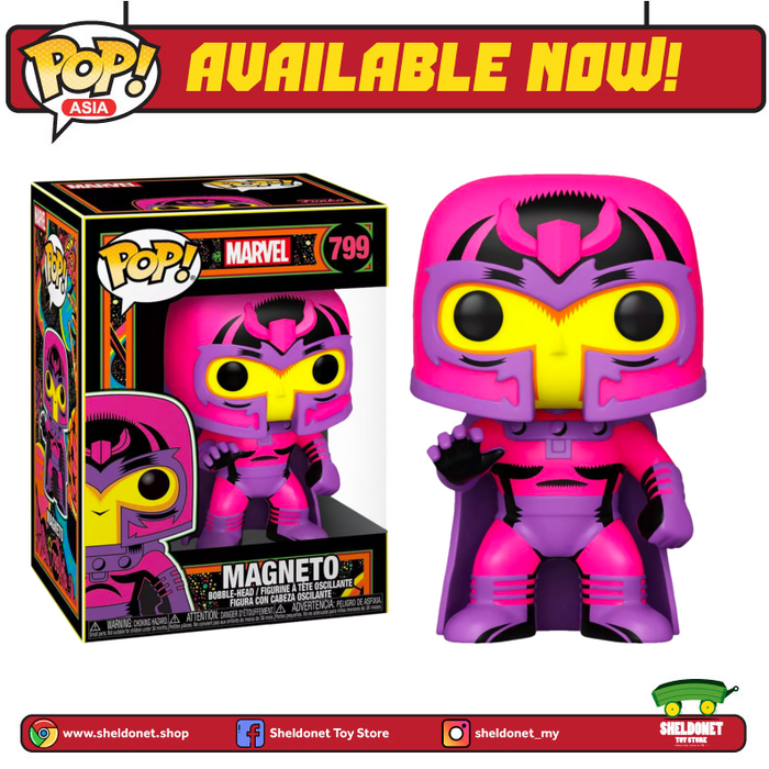 Pop! Marvel: Blacklight - Magneto [Exclusive]