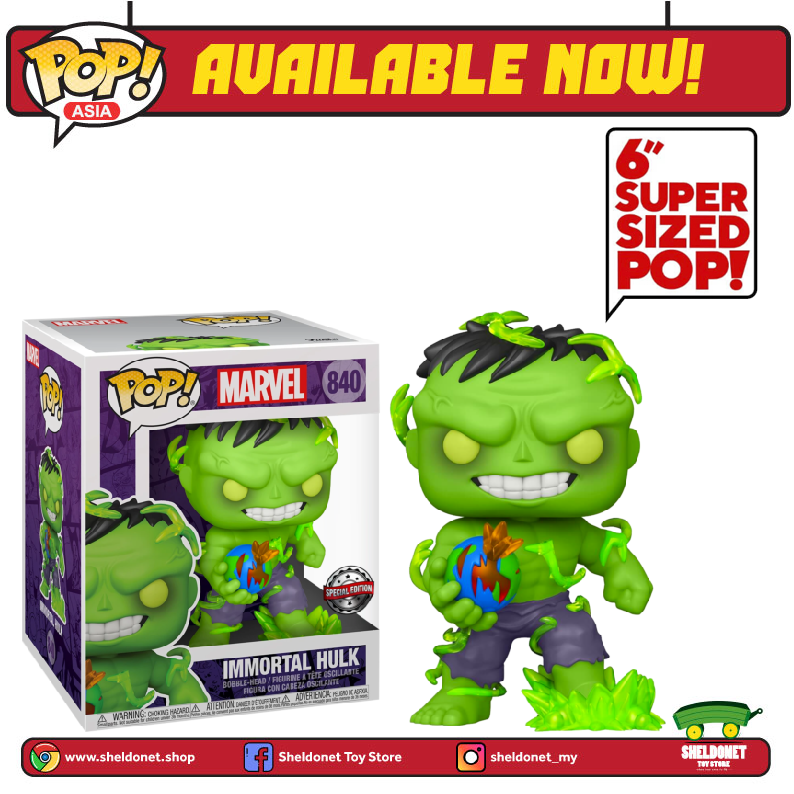 Pop! Marvel: Marvel Comics - Immortal Hulk 6" Inch [Exclusive] - Sheldonet Toy Store
