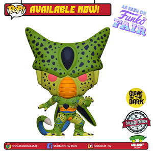[IN-STOCK] Pop! Animation: Dragonball Z - Cell First Form (Glow In The Dark) [Exclusive]