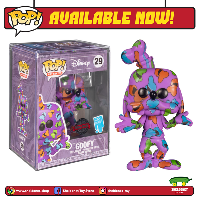 Pop! Disney (Artist Series): Treasures From The Vault - Goofy With Choice Of Pop! Protector (Exclusive)