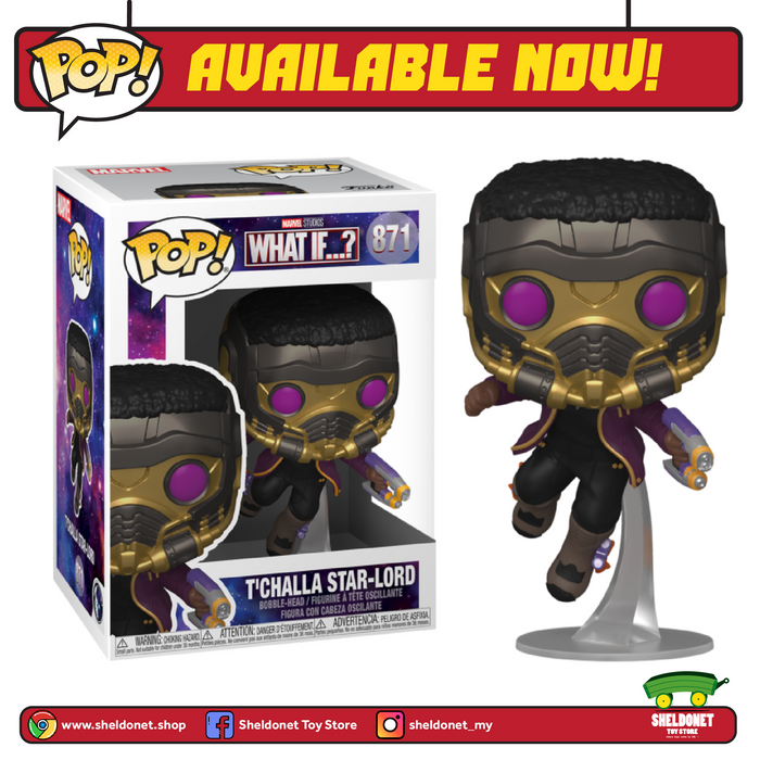 Pop! Marvel: What If...? - T'Challa Star-Lord With Helmet