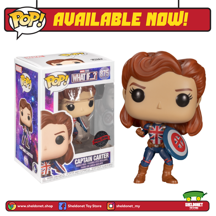 Pop! Marvel: What If...? - Captain Carter With Fighting Pose (Exclusive)