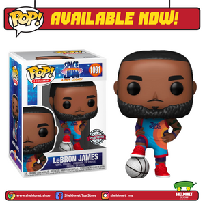Pop! Movies: Space Jam 2: A New Legacy - LeBron James (Stepping Ball) [Exclusive] - Sheldonet Toy Store